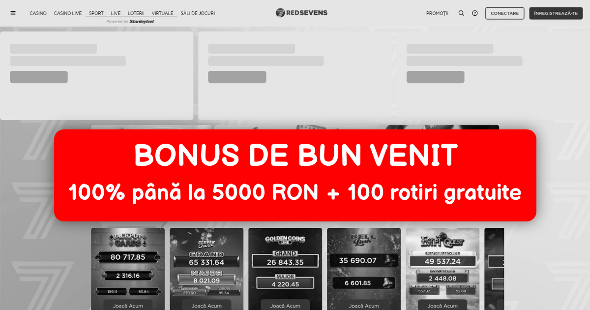 RedSevens Casino Romania - Sloturile Online Premium